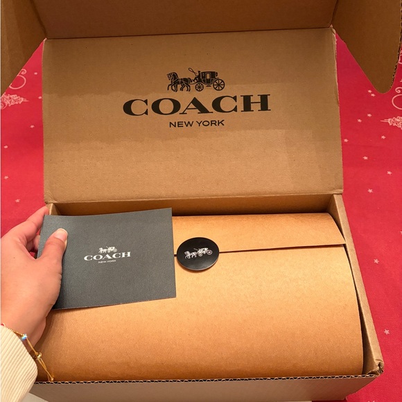 Coach Kisslock Frame Bag 16 in Rainbow (Candy) Crystal Signature Jacquard - Picture 4 of 16